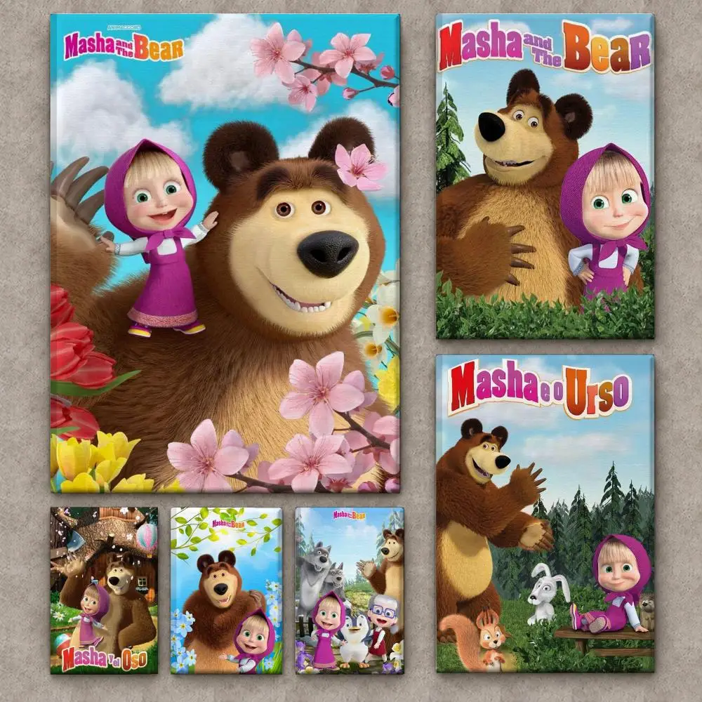 Canvas Wrap Ready - Póster de Masha y el Oso,