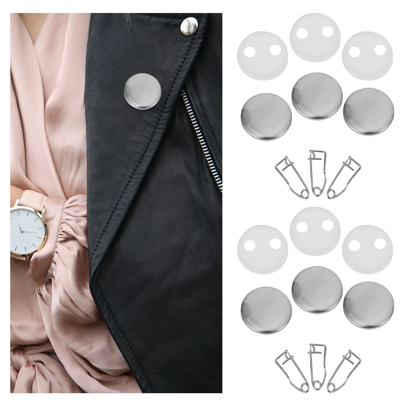 Button Badge Blank - 100 juegos de materiales para la