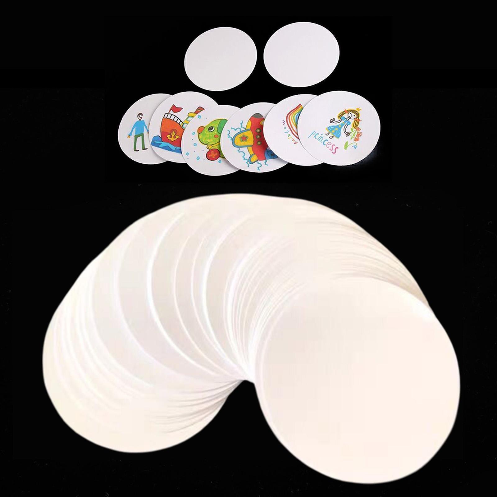 100x Botones de Papel en Blanc - Button Badge Blank reseña y precio