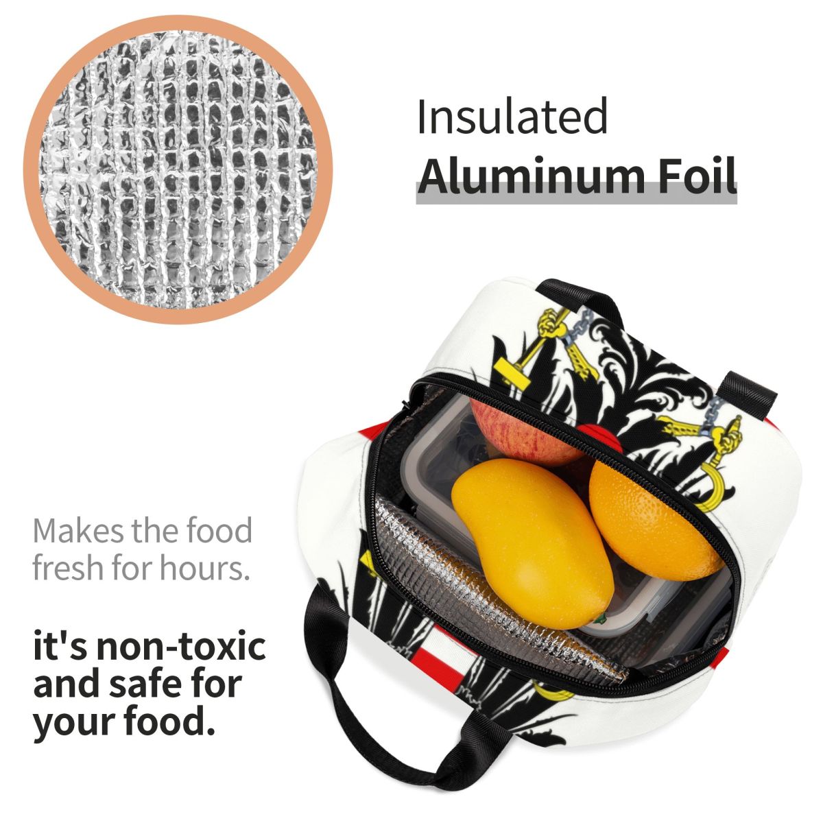 Bolsa de almuerzo con aislamie - Tote Bag Sublimation reseña y precio