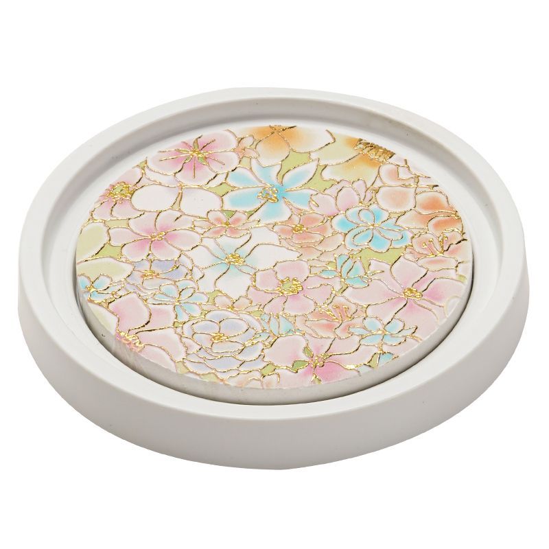 Posavasos de Cerámica Rosa par - Ceramic Tile Blank reseña y precio
