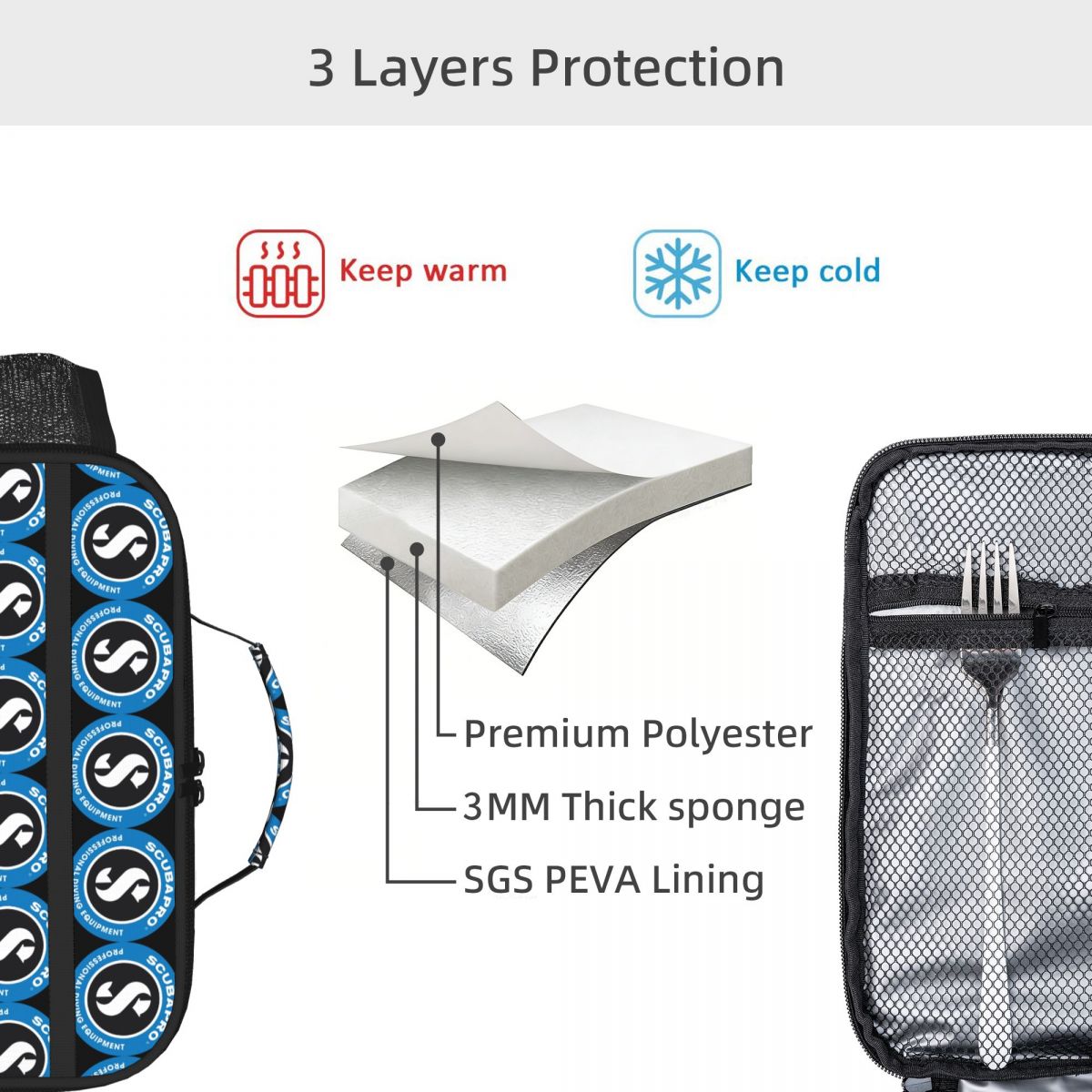 Scubapros Diving Logo - Bolsa  - Tote Bag Sublimation reseña y precio