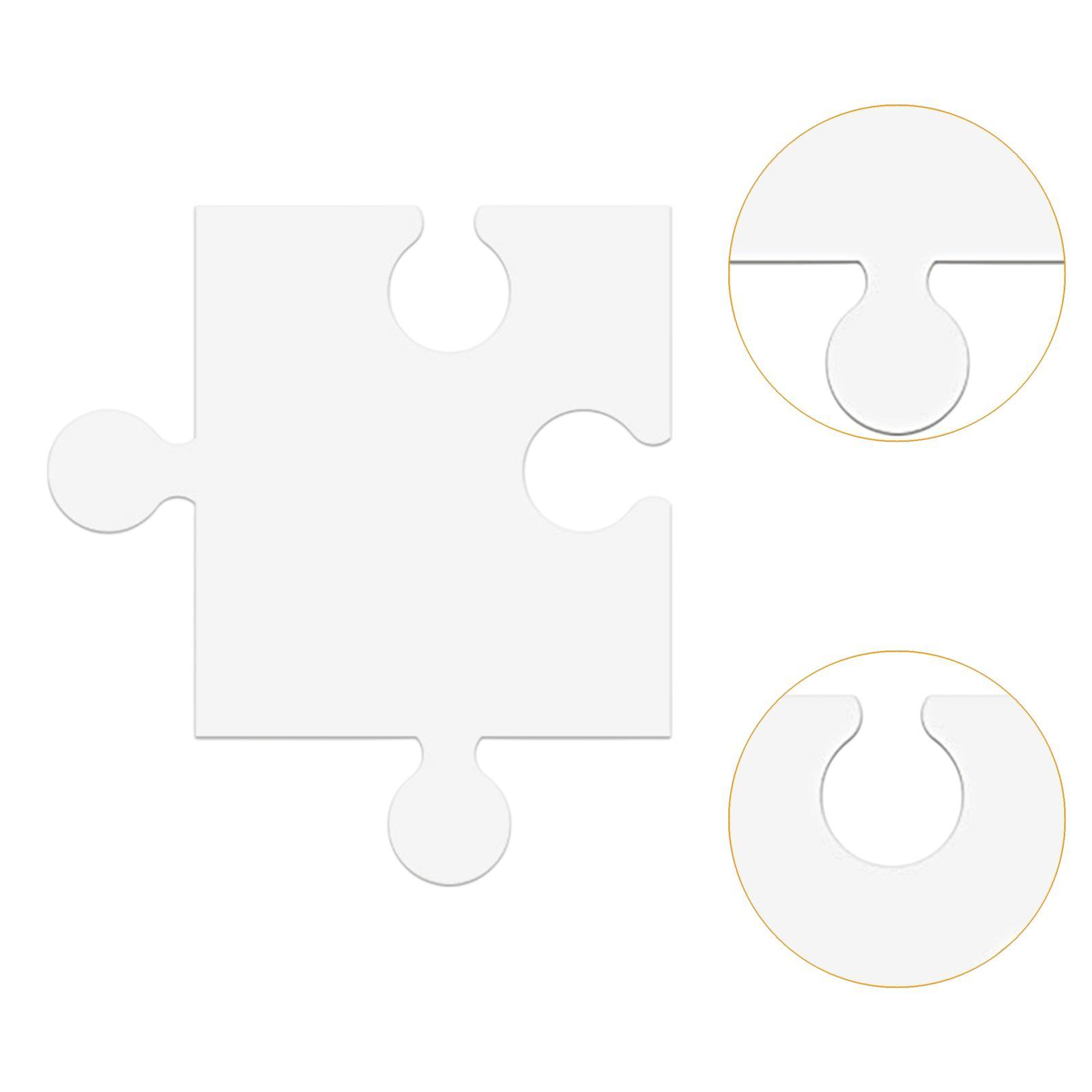 24 Piezas de Rompecabezas de C - Puzzle Blank White reseña y precio