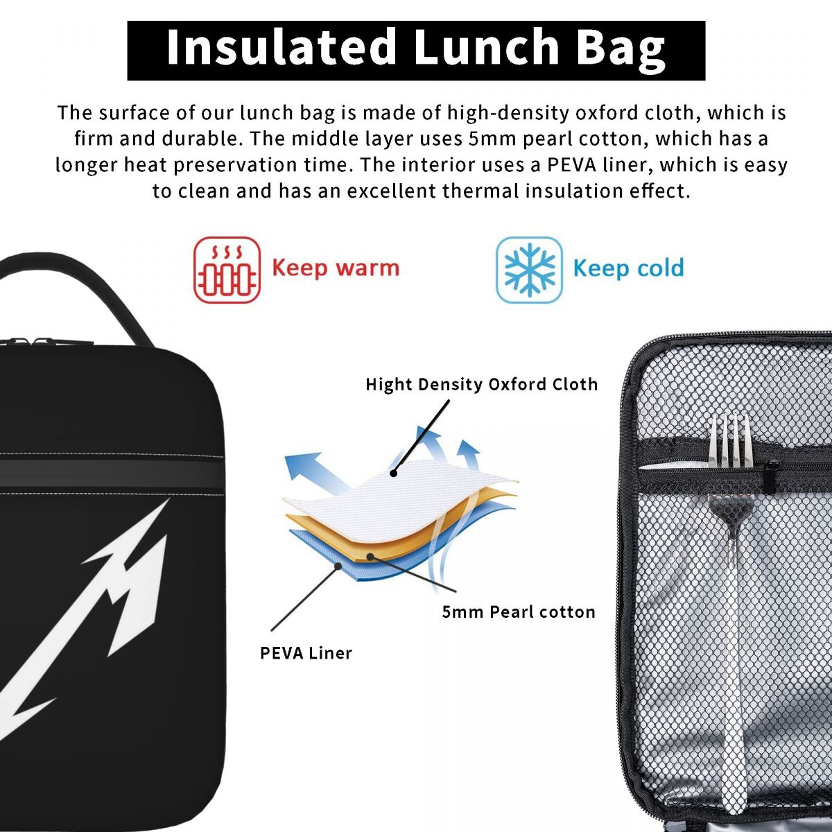 Bolsa térmica para el almuerzo - Tote Bag Sublimation reseña y precio