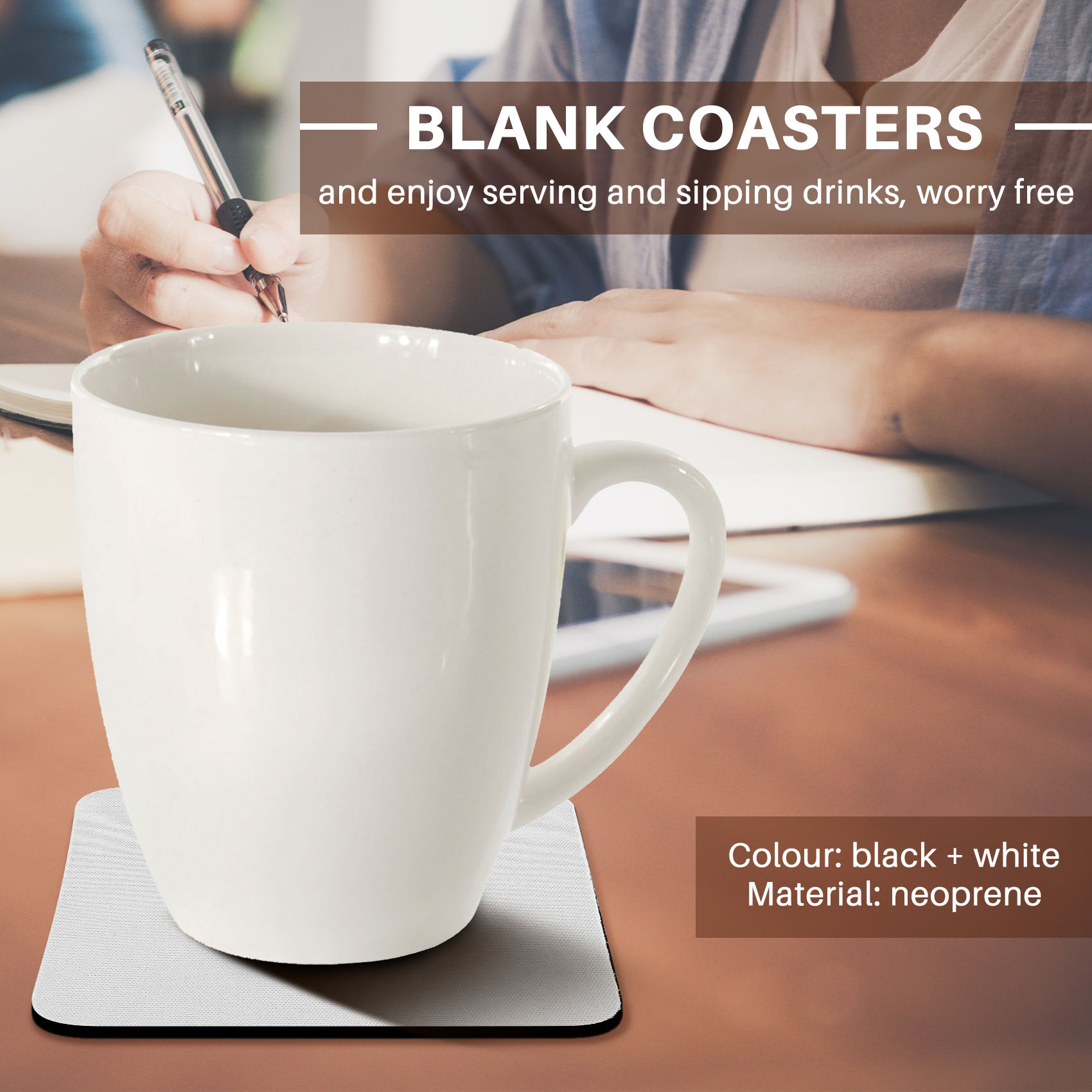 ✱ 35 posavasos cuadrados para  - Coaster Sublimation Blank reseña y precio