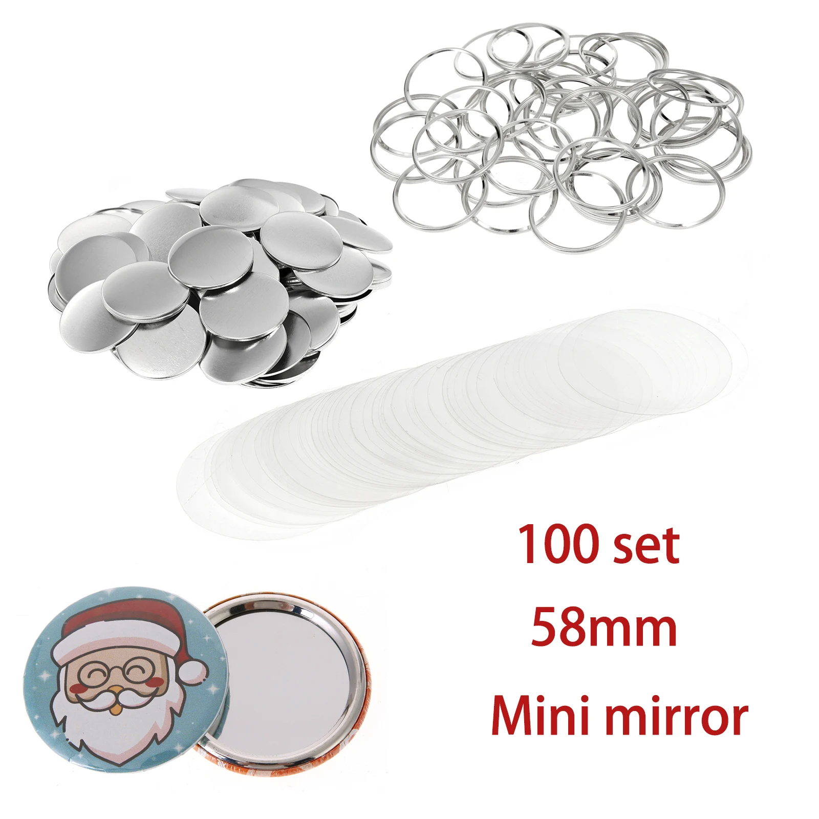 100 juegos de materiales para  - Button Badge Blank reseña y precio