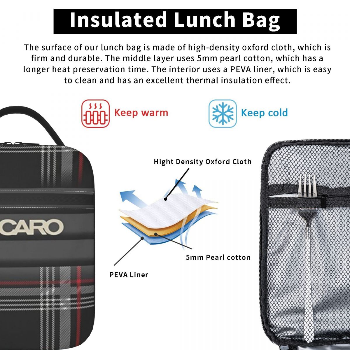 Bolsa térmica para el almuerzo - Tote Bag Sublimation reseña y precio